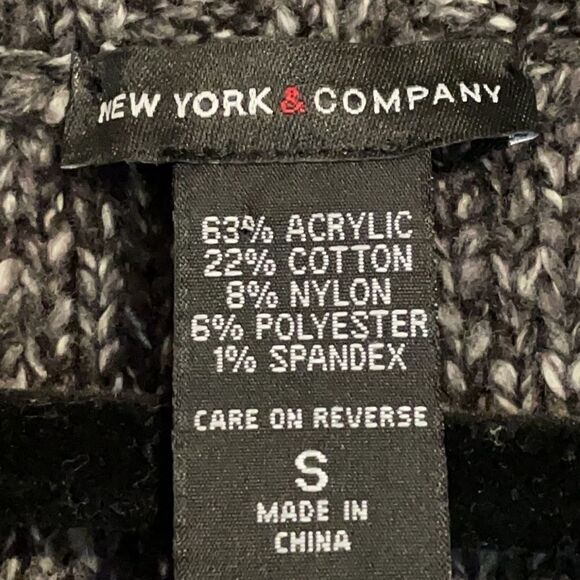 New York & Company short sleeve long length cardigan with tie sash size Small - Picture 9 of 12